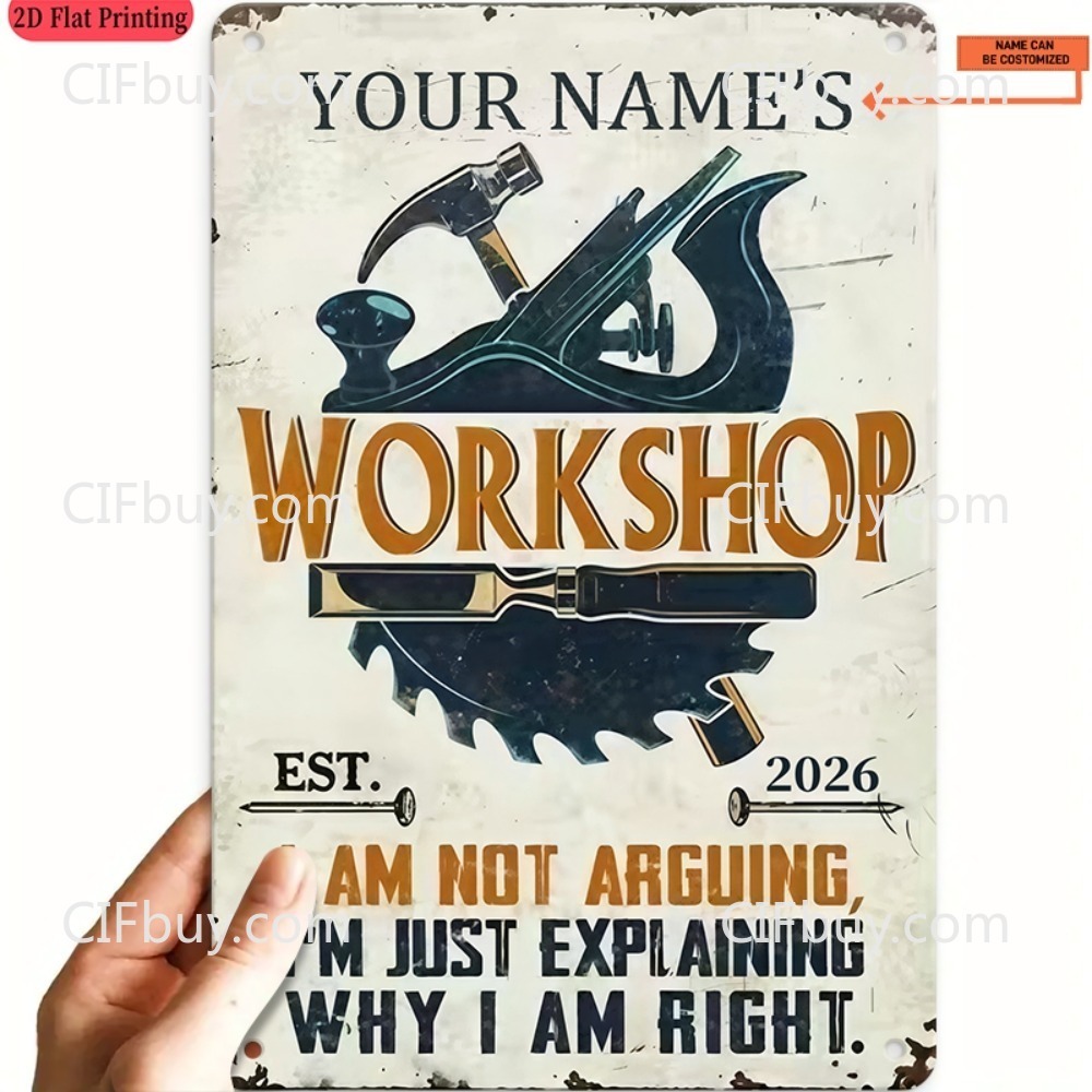 Workshop Tools And Names - 2D Düz Özel İsim Atölyesi Marangoz