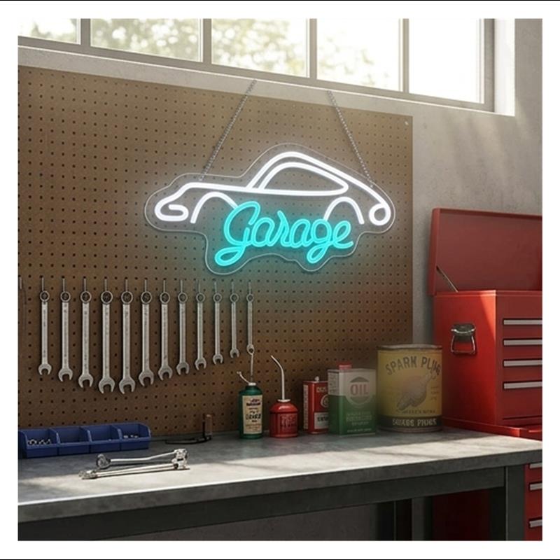 Garaj Neon Burcu LED Işık Kısı - Workshop Tools Wallpaper incelemesi ve fiyatı