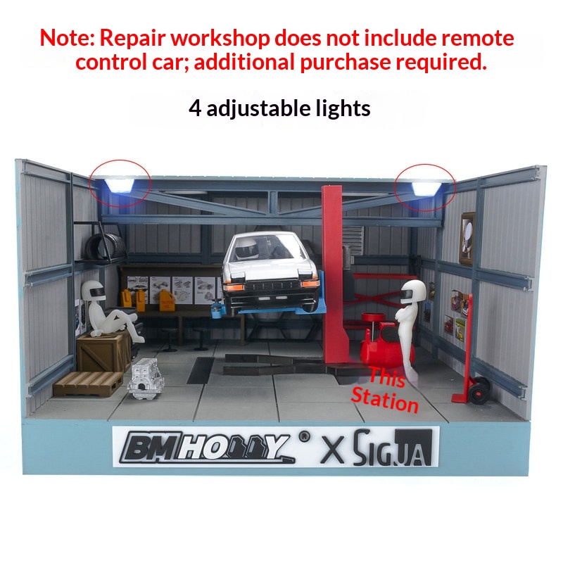BM HOBBY 1/24 Ölçekli RC Araba - Workshop Tools 3D Model incelemesi ve fiyatı