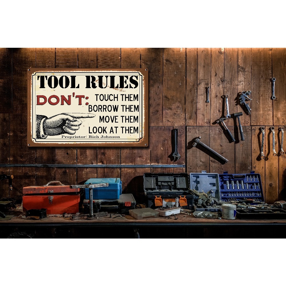 1 adet Kişiselleştirilebilir A - Workshop Tools And Names incelemesi ve fiyatı