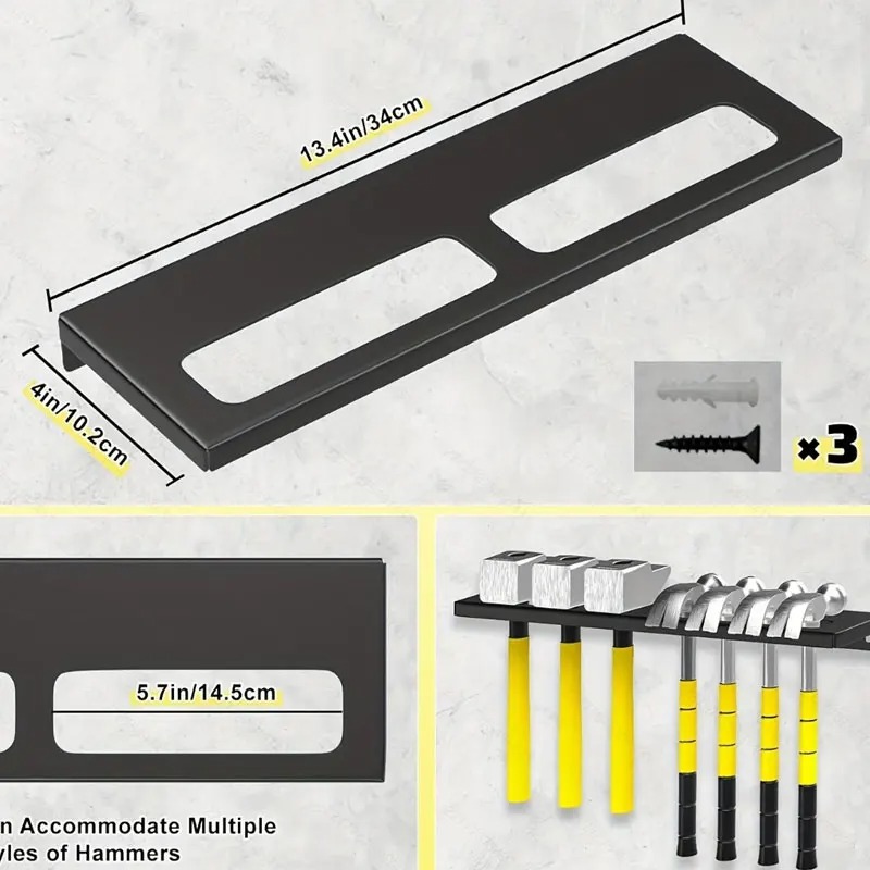 Duvara Monte Metal Alet Askısı - Workshop Tools Hammer incelemesi ve fiyatı